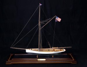 america's cup model racing yacht